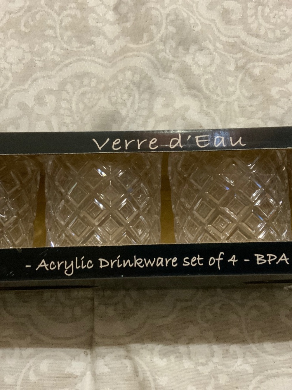 Acrylic drinkware